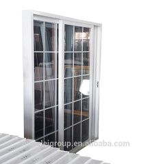 pvc mosquito net vinyl clad upvc sliding louver windows and doors on China WDMA