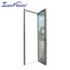 residential custom exterior tempered glass french patio doors design on China WDMA