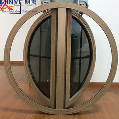 round top design upvc window /top round design PVC window on China WDMA
