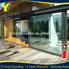 sliding glass doors with built in blinds / aluminum bifold door on China WDMA