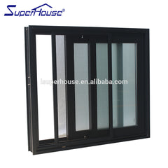 superhouse australia AS2047 standard horizontal open style sliding window upvc windows on China WDMA