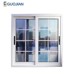 upvc/ pvc/ plastic double glazed sliding windows factory on China WDMA