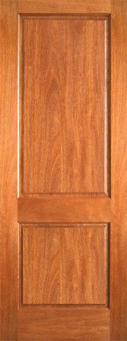 WDMA 15x80 Door (1ft3in by 6ft8in) Interior Swing Mahogany P-620 2 Panel Single Door 1
