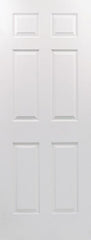 WDMA 20x96 Door (1ft8in by 8ft) Interior Swing Woodgrain 96in Colonist Solid Core Textured Single Door|1-3/8in Thick 2