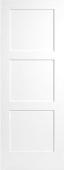 WDMA 20x96 Door (1ft8in by 8ft) Interior Swing Smooth 96in Birkdale 3 Panel Shaker Solid Core Single Door|1-3/8in Thick 1