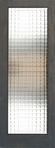 WDMA 24x84 Door (2ft by 7ft) Interior Barn Mahogany Single Door 1-Lite FG-10 Weaving Glass 1