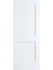 WDMA 24x96 Door (2ft by 8ft) Interior Swing Pine 96in Primed 2 Panel Shaker Single Door | 4102E 1