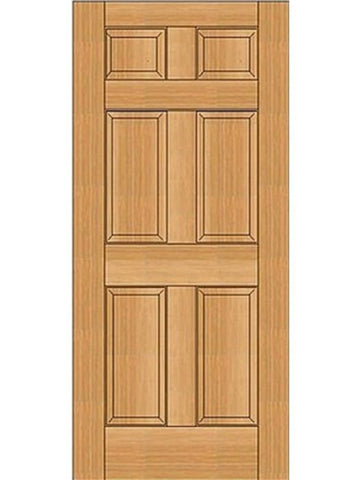 WDMA 30x80 Door (2ft6in by 6ft8in) Exterior Fir 80in 1-3/4in 6 Panel Doors 1