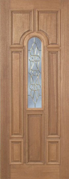 WDMA 30x96 Door (2ft6in by 8ft) Exterior Mahogany Revis Single Door w/ OL Glass - 8ft Tall 1