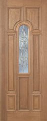WDMA 30x96 Door (2ft6in by 8ft) Exterior Mahogany Revis Single Door w/ OL Glass - 8ft Tall 1
