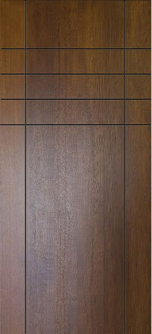 WDMA 32x80 Door (2ft8in by 6ft8in) Exterior Mahogany 80in Fleetwood Contemporary Door 1