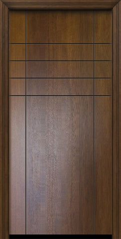 WDMA 32x80 Door (2ft8in by 6ft8in) Exterior Mahogany 80in Fleetwood Contemporary Door 2