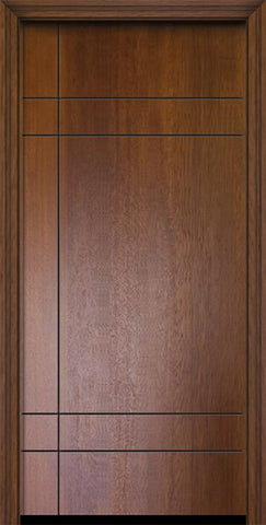 WDMA 32x80 Door (2ft8in by 6ft8in) Exterior Mahogany 80in Inglewood Contemporary Door 2