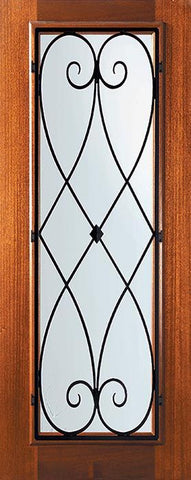 WDMA 32x80 Door (2ft8in by 6ft8in) Exterior Mahogany 80in Full Lite Charleston Door 1