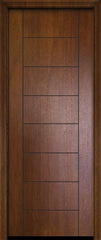 WDMA 32x96 Door (2ft8in by 8ft) Exterior Mahogany 96in Brentwood Contemporary Door 2