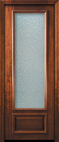 WDMA 32x96 Door (2ft8in by 8ft) French Mahogany 96in 3/4 Lite Portobello Door 2