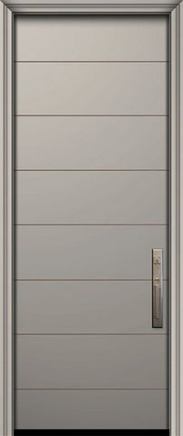 WDMA 32x96 Door (2ft8in by 8ft) Exterior Smooth IMPACT | 96in Westwood Solid Contemporary Door 1