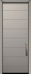 WDMA 32x96 Door (2ft8in by 8ft) Exterior Smooth 96in Westwood Solid Contemporary Door 1