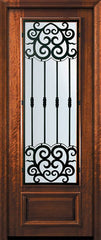 WDMA 32x96 Door (2ft8in by 8ft) Exterior Mahogany 96in 3/4 Lite Barcelona Door 2
