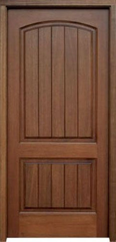 WDMA 34x78 Door (2ft10in by 6ft6in) Exterior Mahogany Decatur Hendersonville Impact Single Door 1