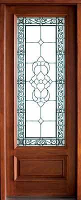 WDMA 34x78 Door (2ft10in by 6ft6in) Exterior Mahogany Lake Norman Single Wakefield 1