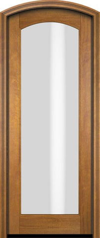 WDMA 34x78 Door (2ft10in by 6ft6in) Exterior Swing Mahogany Full Arch Lite Arch Top Entry Door 1
