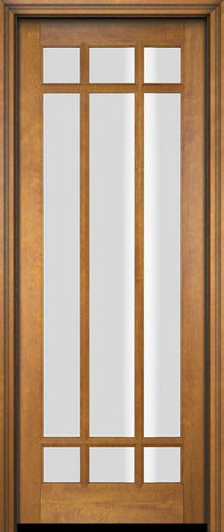 WDMA 34x78 Door (2ft10in by 6ft6in) Exterior Swing Mahogany 9 Lite Marginal or Interior Single Door 1