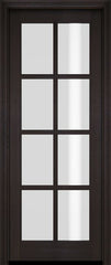 WDMA 34x78 Door (2ft10in by 6ft6in) Exterior Swing Mahogany 8 Lite TDL or Interior Single Door 2