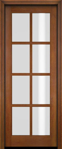 WDMA 34x78 Door (2ft10in by 6ft6in) Exterior Swing Mahogany 8 Lite TDL or Interior Single Door 4