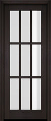 WDMA 34x78 Door (2ft10in by 6ft6in) Patio Swing Mahogany 9 Lite TDL Exterior or Interior Single Door 3