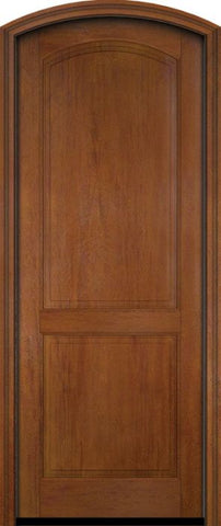WDMA 34x78 Door (2ft10in by 6ft6in) Exterior Swing Mahogany 2 Arch Panel Arch Top Entry Door 4