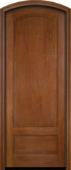 WDMA 34x78 Door (2ft10in by 6ft6in) Exterior Swing Mahogany 3/4 Arch Panel Arch Top Entry Door 5