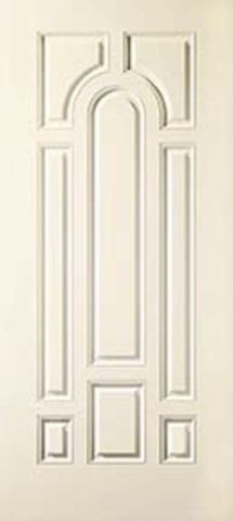 WDMA 34x80 Door (2ft10in by 6ft8in) Exterior Smooth 8 Panel Star Single Door 1