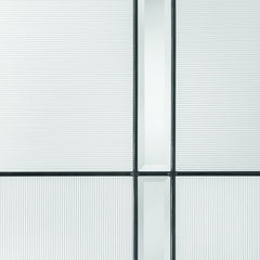 WDMA 34x80 Door (2ft10in by 6ft8in) Exterior Mahogany Fiberglass Impact HVHZ Door Full Lite With Stile Lines Axis 6ft8in 2