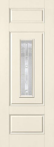 WDMA 34x96 Door (2ft10in by 8ft) Exterior Smooth MaplePark 8ft Center Lite 3 Panel Star Single Door 1