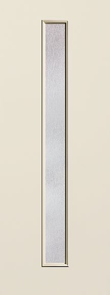 WDMA 34x96 Door (2ft10in by 8ft) Exterior Smooth Fiberglass Door 8ft Linea Centered Rainglass 1