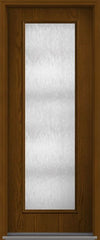 WDMA 34x96 Door (2ft10in by 8ft) French Oak Chord 8ft Full Lite Flush Fiberglass Single Exterior Door 1