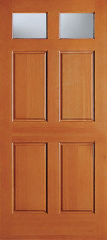 WDMA 36x80 Door (3ft by 6ft8in) Exterior Fir 2132 2 Lite 4 Panel Single Door 1