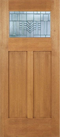 WDMA 36x80 Door (3ft by 6ft8in) Exterior Mahogany Pearce Single Door w/ C Glass 1