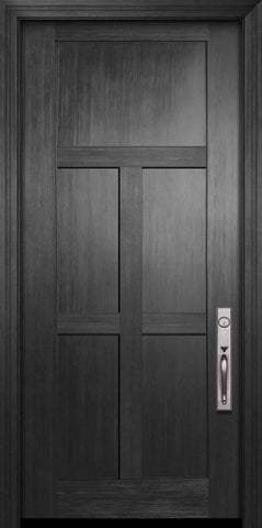 WDMA 36x80 Door (3ft by 6ft8in) Exterior Fir IMPACT | 80in Craftsman 5 Panel Door 1