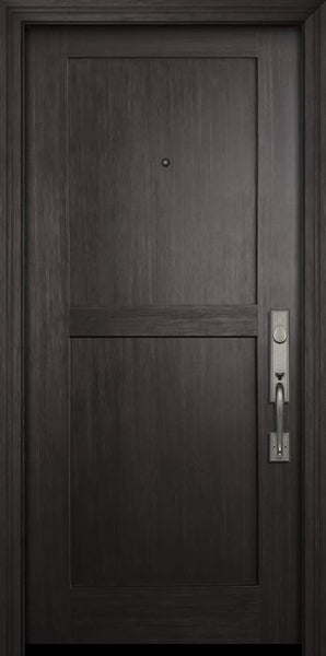 WDMA 36x80 Door (3ft by 6ft8in) Exterior Fir IMPACT | 80in Shaker 2 Panel Door 1