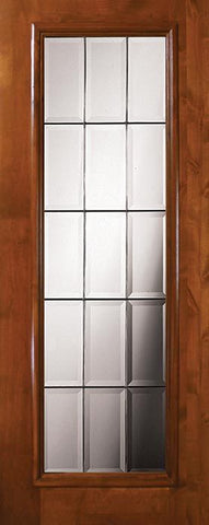 WDMA 36x80 Door (3ft by 6ft8in) Exterior Knotty Alder 36in x 80in Full Lite French Alder Door 1