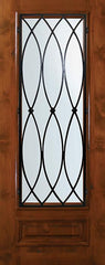 WDMA 36x80 Door (3ft by 6ft8in) Exterior Knotty Alder 36in x 80in 3/4 Lite La Salle Alder Door 1