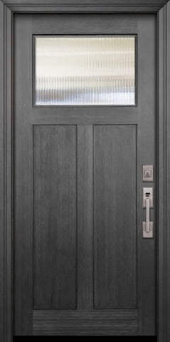 WDMA 36x80 Door (3ft by 6ft8in) Exterior Fir 36in x 80in Craftsman 1 Lite Door 1