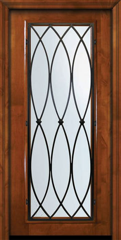 WDMA 36x80 Door (3ft by 6ft8in) Exterior Knotty Alder 36in x 80in Full Lite La Salle Alder Door 2
