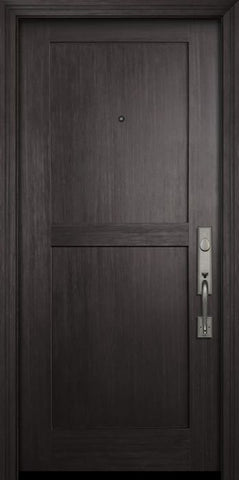 WDMA 36x80 Door (3ft by 6ft8in) Exterior Fir 80in Shaker 2 Panel Door 1