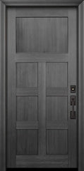 WDMA 36x80 Door (3ft by 6ft8in) Exterior Fir 80in Craftsman 7 Panel Door 1