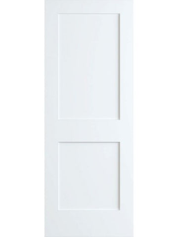 WDMA 36x96 Door (3ft by 8ft) Interior Swing Pine 96in Primed 2 Panel Shaker Single Door | 4102E 1