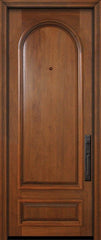 WDMA 36x96 Door (3ft by 8ft) Exterior Mahogany 36in x 96in Radius 2 Panel Portobello Door 2