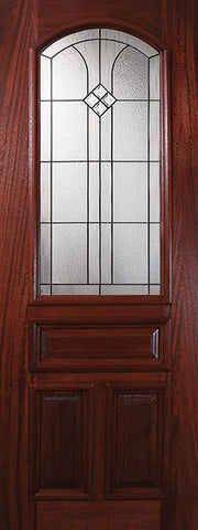 WDMA 36x96 Door (3ft by 8ft) Exterior Mahogany 36in x 96in Arch Lite Cantania Door 1